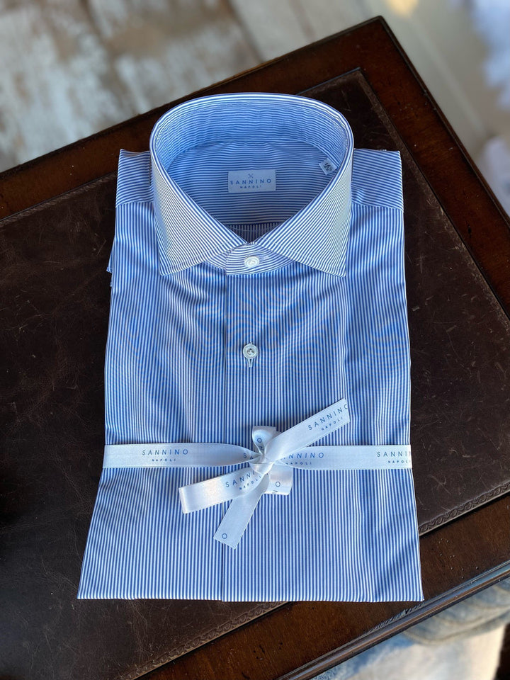 Pencil blue stripe shirt